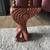 La-Z-Boy Tufted leather reclining chair - Carved wood legs 5 thumbnail