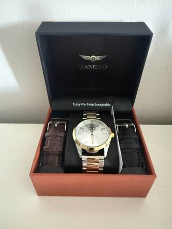 GIANELLO Select Interchangeable 3 Strap Watch (NEW) 1