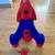 Green Toys Red & Blue Space Rocket Ship 12” X 9” 1 Astronaut USA 100% Recycl 1 thumbnail