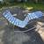 Mid Century Aluminum Webbed Rocking Recliner 3 thumbnail