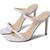Stuart Weitzman Aleena 100 White heeled sandals 1 thumbnail