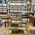 Vintage Mid Century Glass and Brass Etagere Shelf By Milo Baughman. 15 thumbnail