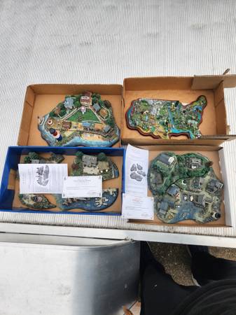 Danbury Mint Train Garden decorations 