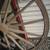 1900s antique wooden wagon wheel 56" tall 3 thumbnail