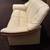 STRESSLESS Leather Reclining Loveseat and Ottoman 5 thumbnail