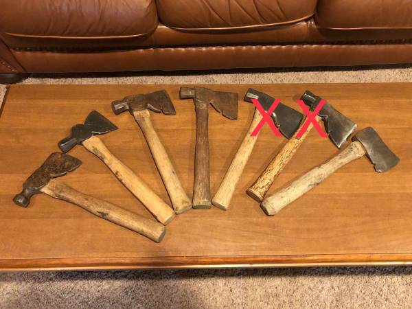 Vintage Carpenter’s hatchets 1