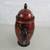 VTG 1970's Russian Khokhloma Hand Painted Lacquered Wood Pitcher 5 thumbnail