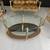 3p italian imprt gold tassels rope glass side accent coffee table set 2 thumbnail