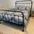 Queen bed frame, mattress, and 2 nightstands 1 thumbnail