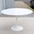 Mid-Century Eero Saarinen for Knoll 47" Round White Tulip Dining Table 14 thumbnail