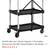 VEVOR 3 tier folding utility cart 4 thumbnail