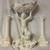 White Lenwile Ardalt Artware Japan Two-Tier Bowl and Pair of Column Ca 2 thumbnail