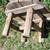 Heavy duty small outdoor log coffee table 4 thumbnail
