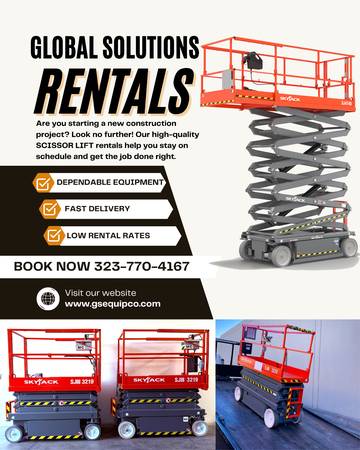RENT A SCISSOR LIFT 1