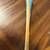 Oriental / Asian Painted Folding Hand Fan— Cloth & Bamboo 5 thumbnail
