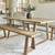6FT X 3FT Solid Wood Rustic Farmhouse Dining Table 8 thumbnail