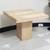 1970s Vintage Brutalist Italian Travertine Marble Side / Coffee Table 2 thumbnail