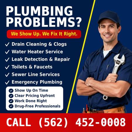 💧PLUMBER - Expert Plumbing Repairs Done Right - Same Day Service 1