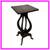 Antique Carved + Twist Pedestal Table 1 thumbnail