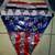 6 FLAG SET American Banner July 4th Independence Patriotic 12 Feet NOS 2 thumbnail