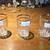 Vintage Shot Glass Square Fluted Bottom With Gold Rim Set of 3 4 thumbnail