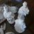 Vintage Large Ceramic Bisque Nativity Set 14 thumbnail