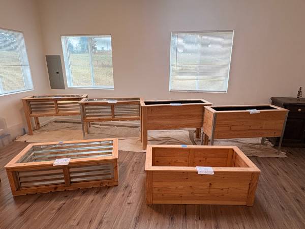 Cedar planter boxes 1