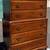 Beautiful Solid Cherry 6 Drawer High Boy Dresser by Continental 1 thumbnail