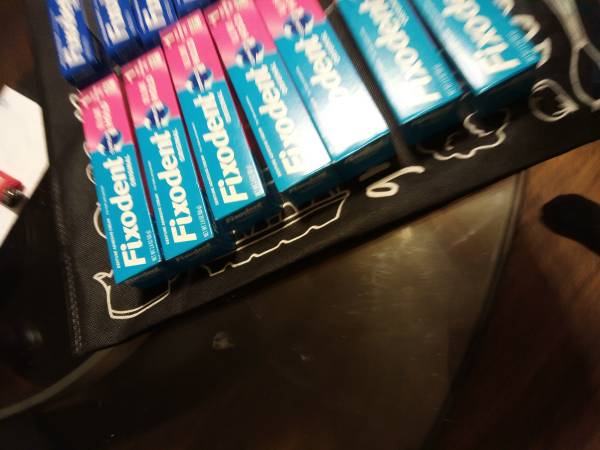 Fixodent denture glue 1