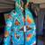 Reason Men’s Blue Native Skull Geometric Allover Print Hooded Puffer J 1 thumbnail