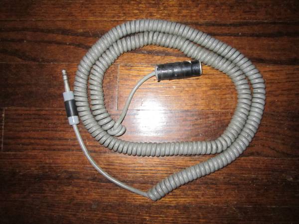 Vintage Coiled Electric Guitar Instrument Extension Cable 1
