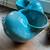 2 Large Seashell Planters blue glazed from Anthropology 2 thumbnail
