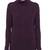Plum turtleneck cable knit sweater, like new, XS womens 1 thumbnail