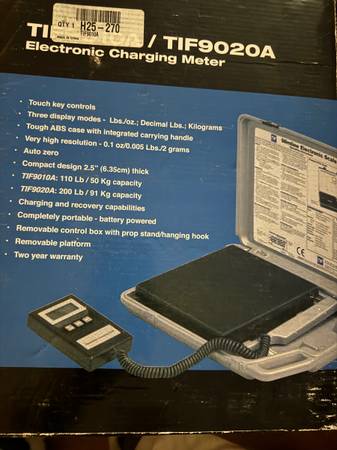 Electronic Refrigerant Scale TIF9010A 1