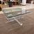 Clear Glass Topped Square Coffee Table AD.183 2 thumbnail