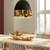 Phillips Collection : Ruffle Chandelier in Black/Brass - Brand New 3 thumbnail