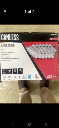 Utilitech Canless lights 6pk 4.3 in 1