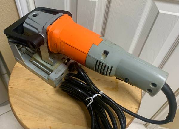 Chicago Electric 4” biscuit Plate joiner Heavy-duty electric power tool with c 1