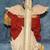 Vintage Paper Mache/Porcelain 17” Angel Candle Holder in Excellent Con 3 thumbnail