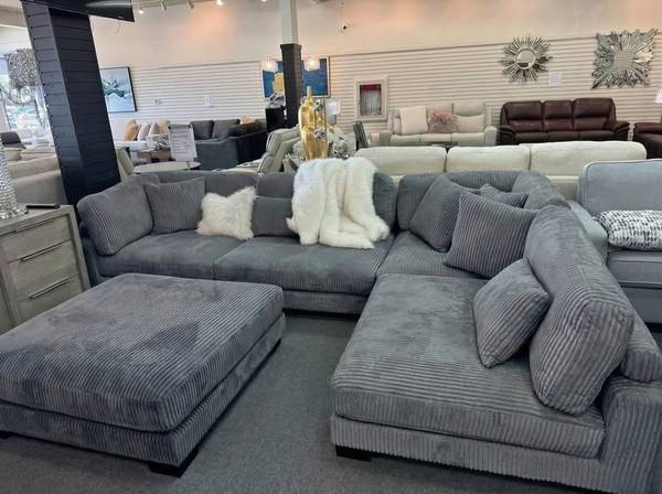 Gray 4 Piece Modular Sectional 1