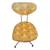 Vintage Swivel Chair Vinyl & Wrought Iron - SOLD AS IS 2 thumbnail