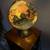 Vintage Replogle Starlight Series 12 inch Illuminated Table Top World 2 thumbnail