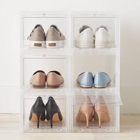 45x Container Store Drop Front Shoe Boxes 1