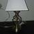 Pair of brushed metal table accent lamps 2 thumbnail