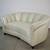 1950's Art Deco Channel Tufted Loveseat Sofa 4 thumbnail
