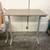 Used Sit Stand Desk - Grey Wood Laminate - Silver 4 thumbnail