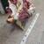 TWO 8" Vintage Paper Mache Angels w/original boxes Hand Painted 8 thumbnail