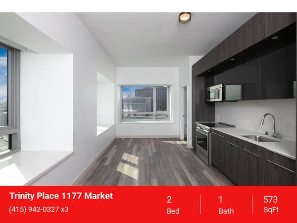 $3,047 / 2br - 573ft2 - 2 Weeks Free on Select Homes (downtown / civic / van ness)63834324252931120