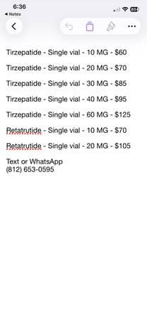 Research peptide / weight loss 1