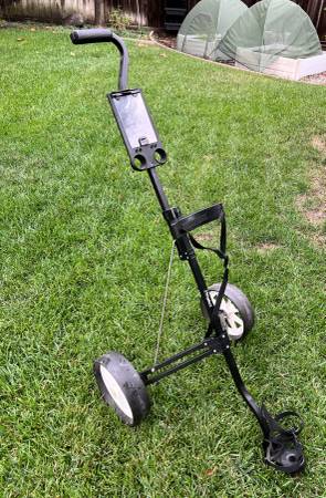 Parfect Lightweight, Foldable 2-Wheel Golf Push/Pull Cart 1